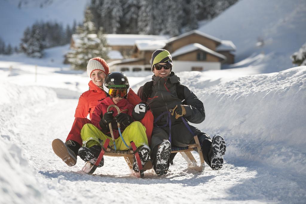 Ferienwohnungen Unterluimes Telfes im Stubai Exterior foto